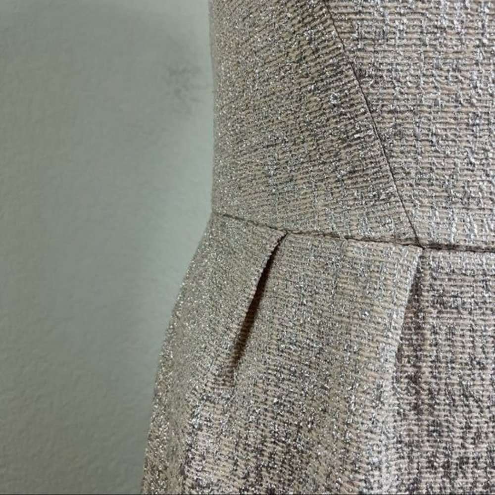 TED BAKER Langley Filippa Strapless Metallic Dress - Picture 3 of 14